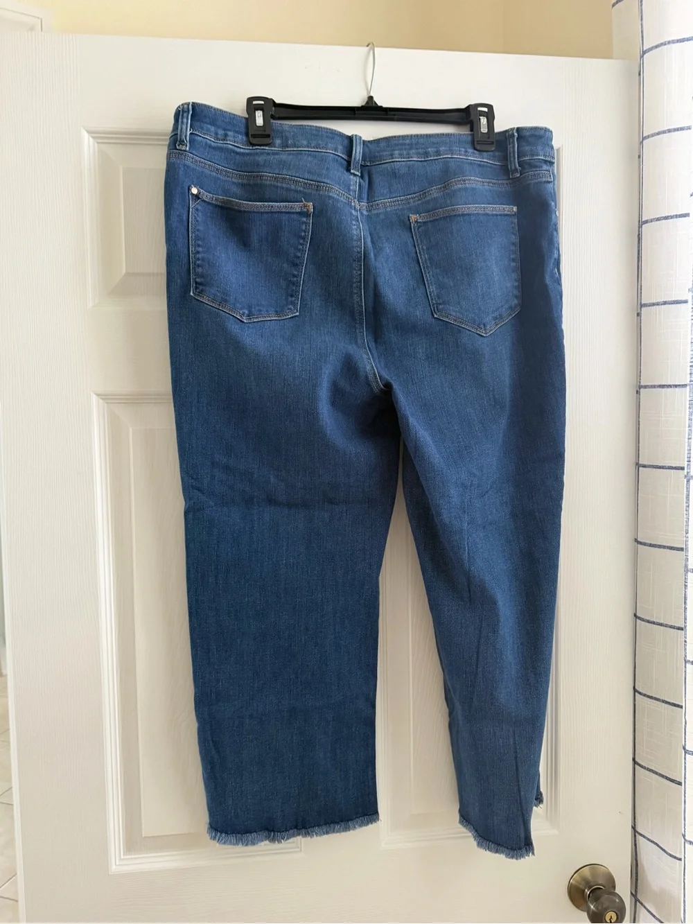 Chico's Relaxed Straight-Leg Jeans in Medium Blue Wash